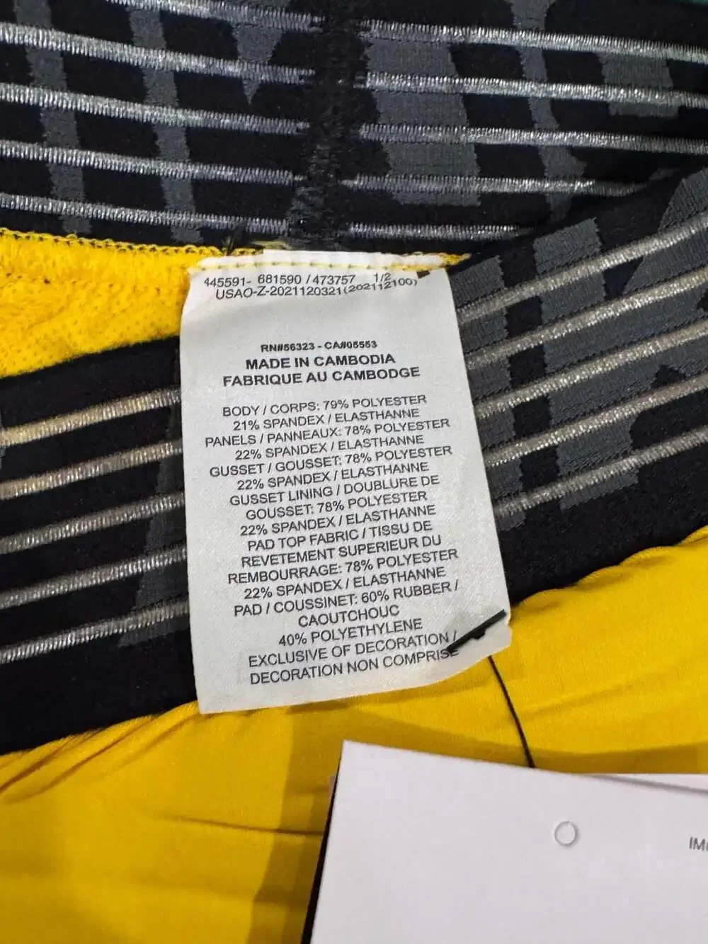 Nike Pro Hyperstrong NBA Padded Compression Shorts Yellow XXL-Tall